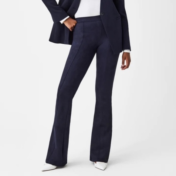 Spanx Faux Suede Flare Pants Medium - Picture 4 of 13